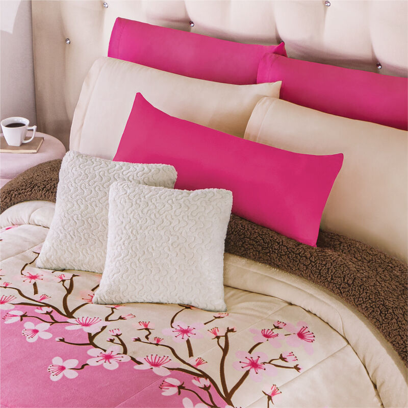 COBERTOR PACHI FLOR DE CEREZO V2 CAFE KS/XL-QS image number null