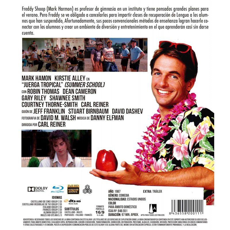 Juerga Tropical [blu-ray] (1987) Clases De Vera... image number null