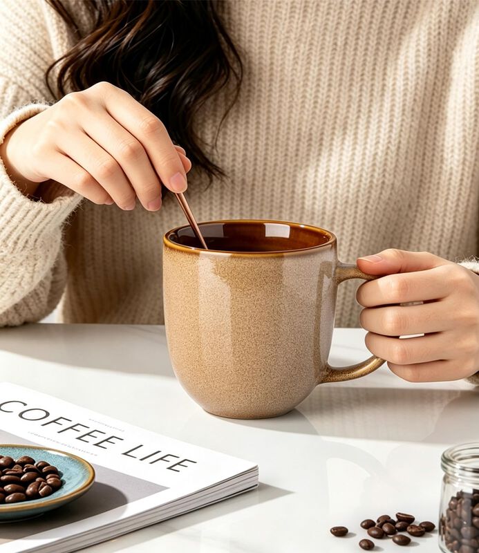 Juego De 6 Tazas De Caf&eacute; Leratio De 355 ml Hech... image number null