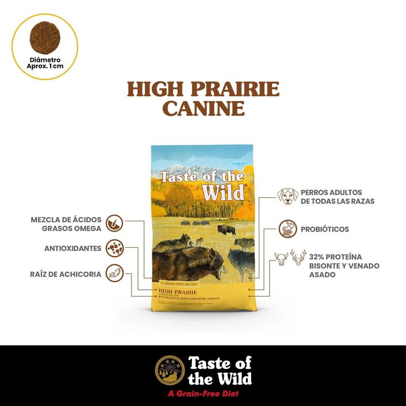 Taste Of The Wild Adulto Bisonte Y Venado Asado... image number null