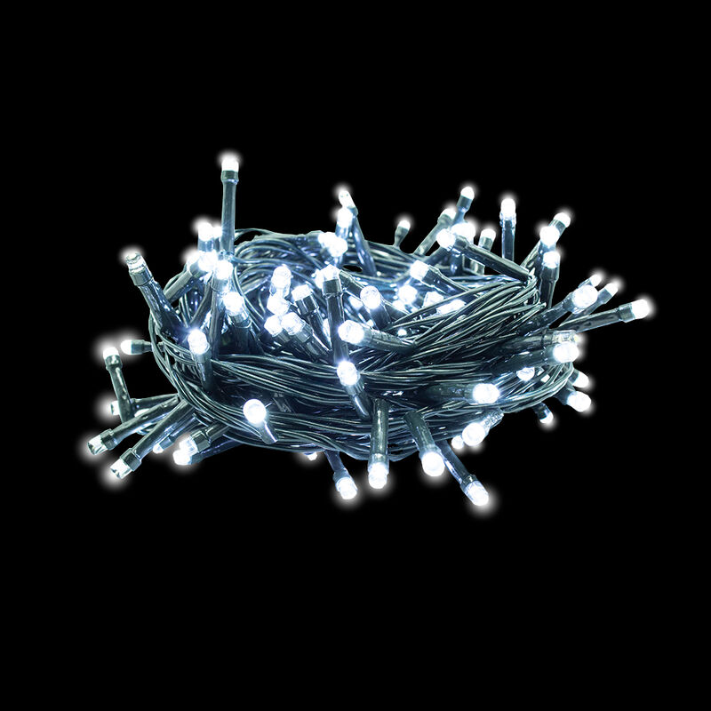 Serie Luces LED Blanca 60 Led, Luz Blanca Cable... image number null