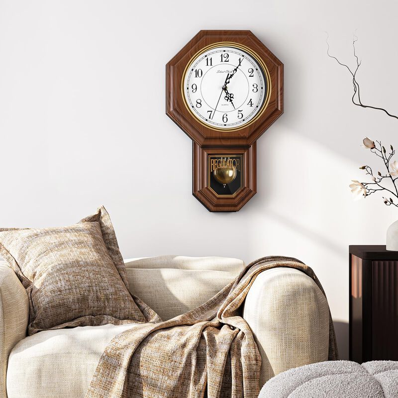 Reloj De Pared Con Forma De P&eacute;ndulo Kaneodot, I... image number null