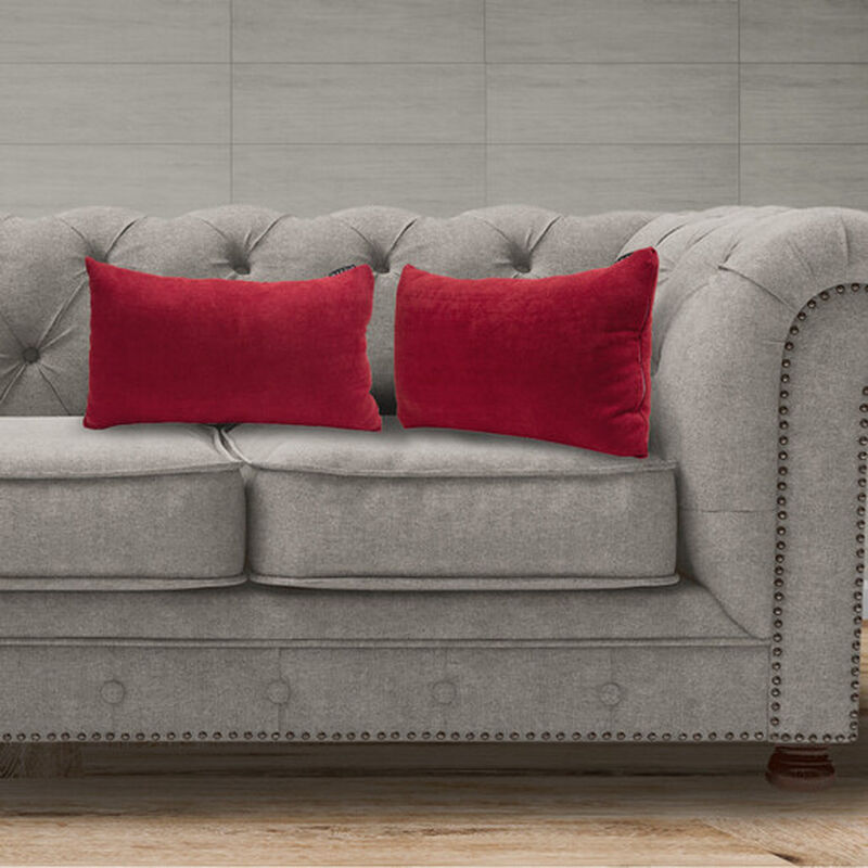 Set de 2 Cojines Dicasa DeltaOne Rojo image number null