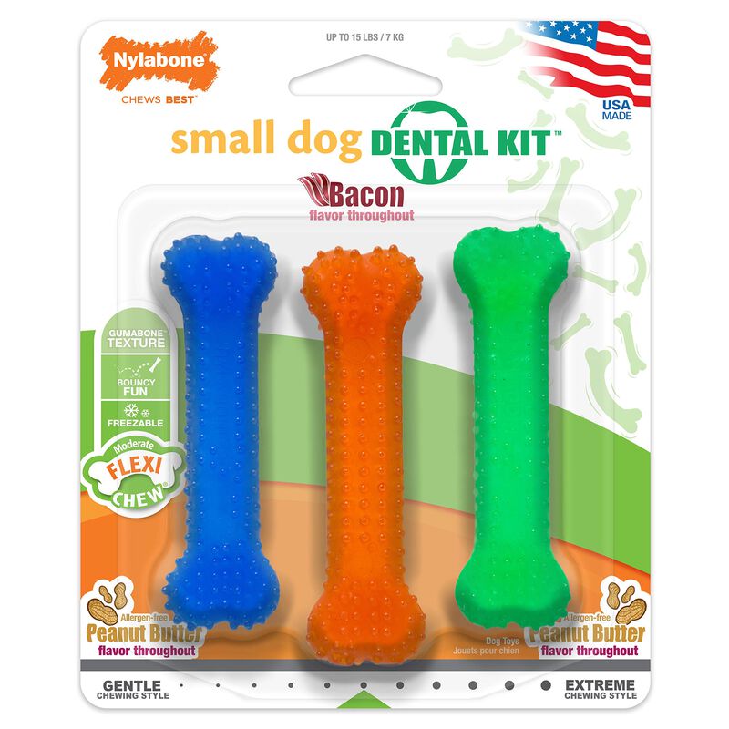 Juguete Masticable Nylabone Original Bone Flexi... image number null