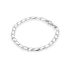 Pulsera Plata Blanca 925 19cm 5mm | Bizzarro