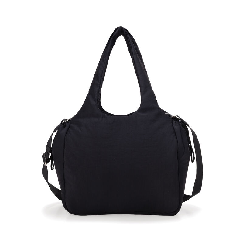 Pa&ntilde;alera Tote Mediana Puffy Con Accesorios Colo... image number null