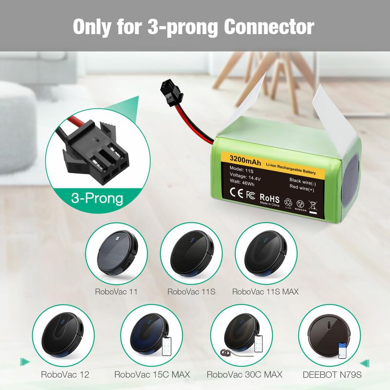 Bater&iacute;a Firstpower 3200 Mah Para Eufy Robovac 1... image number null