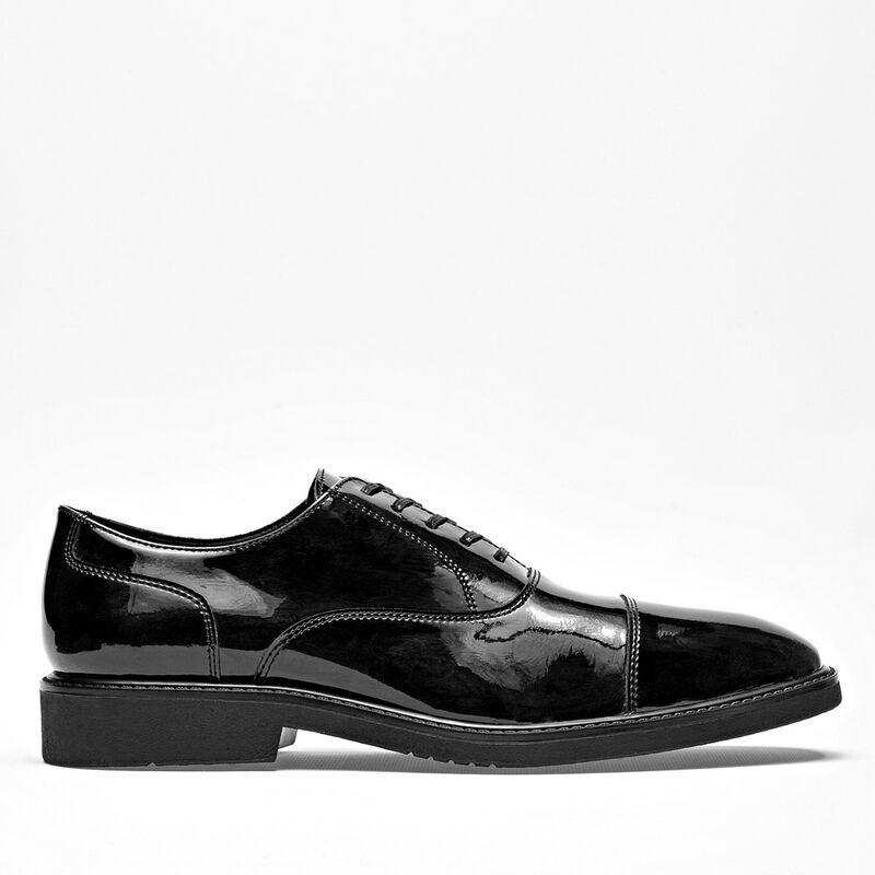 Mariscal zapato vestir para hombre negro charol... image number null