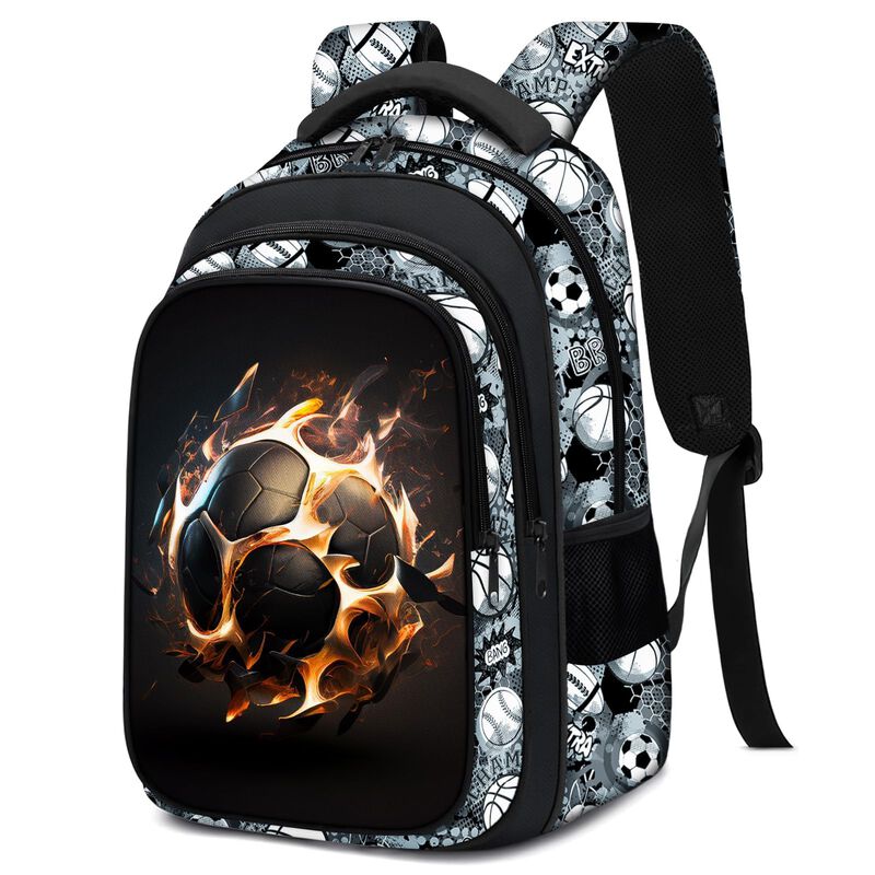 Mochila Escolar Fitvc 44 cm Tem&aacute;tica De F&uacute;tbol ... image number null