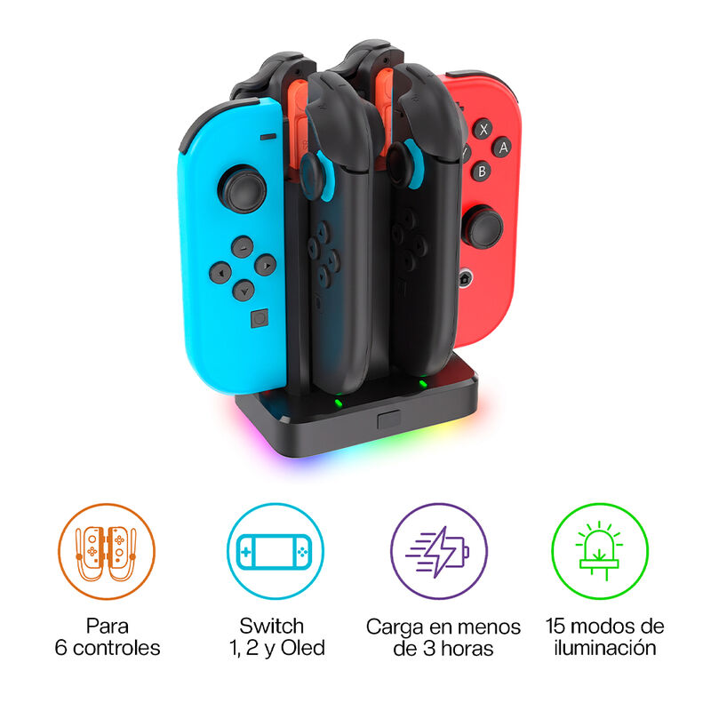 Cargador Para Controles Joy-con Nintendo Switch... image number null