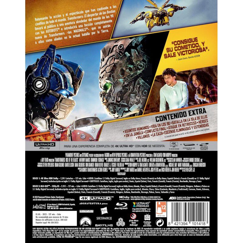 Transformers: El despertar de las bestias (Stee... image number null