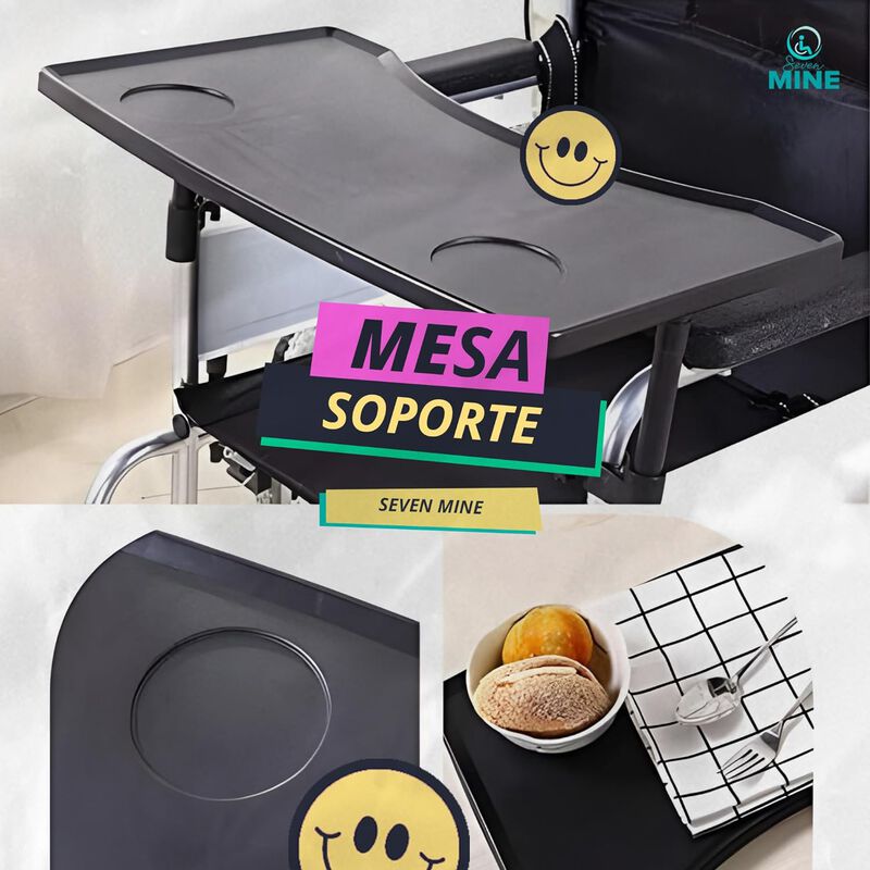 Mesa Para Alimentos Para Silla Ruedas | Bandeja... image number null