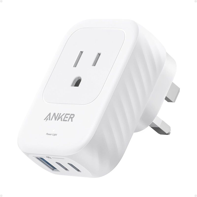 Adaptador De Enchufe Anker Usa To Uk Internatio... image number null