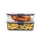 Contenedores de Almacenamiento Rubbermaid Brilliance 2x2.3L