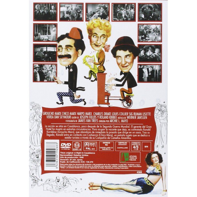 Una Noche En Casablanca (dvd) image number null