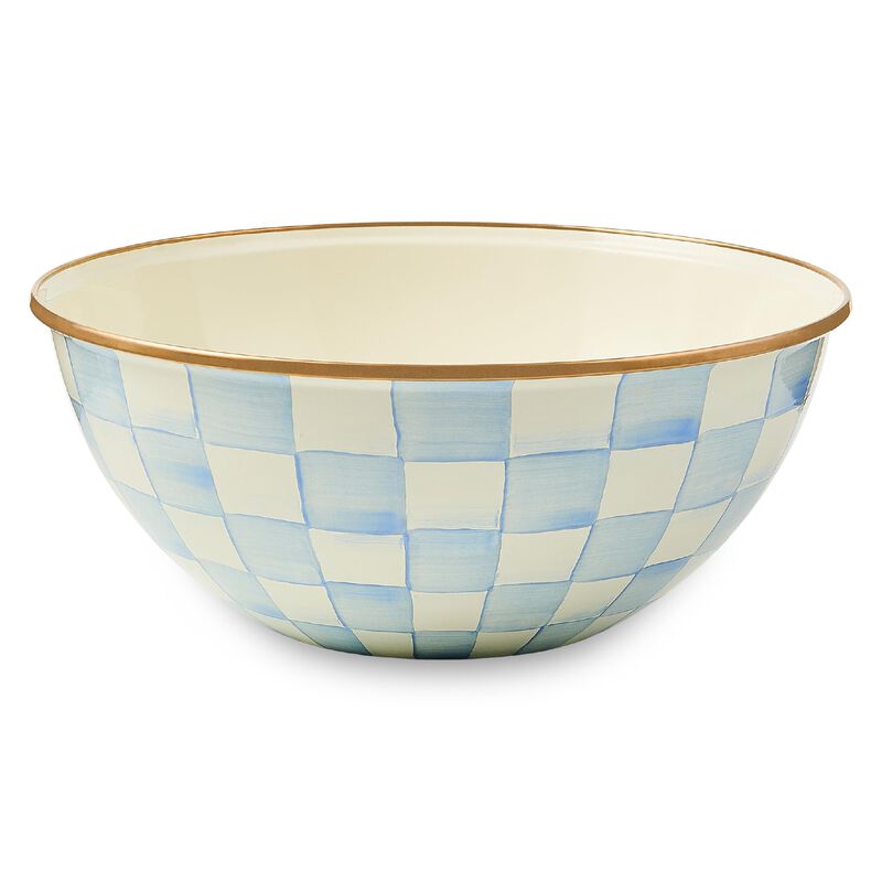 Taz&oacute;n Mackenzie-childs Grande Sky Check Azul Cl... image number null