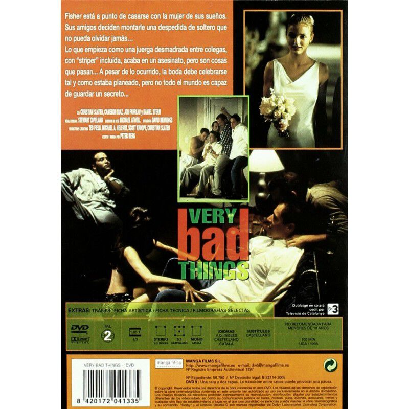 Cosas Muy Malas [dvd] image number null