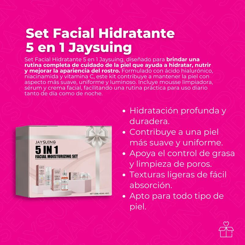 Set Serum Crema Limpiador Facial Reafirmante 5 ... image number null