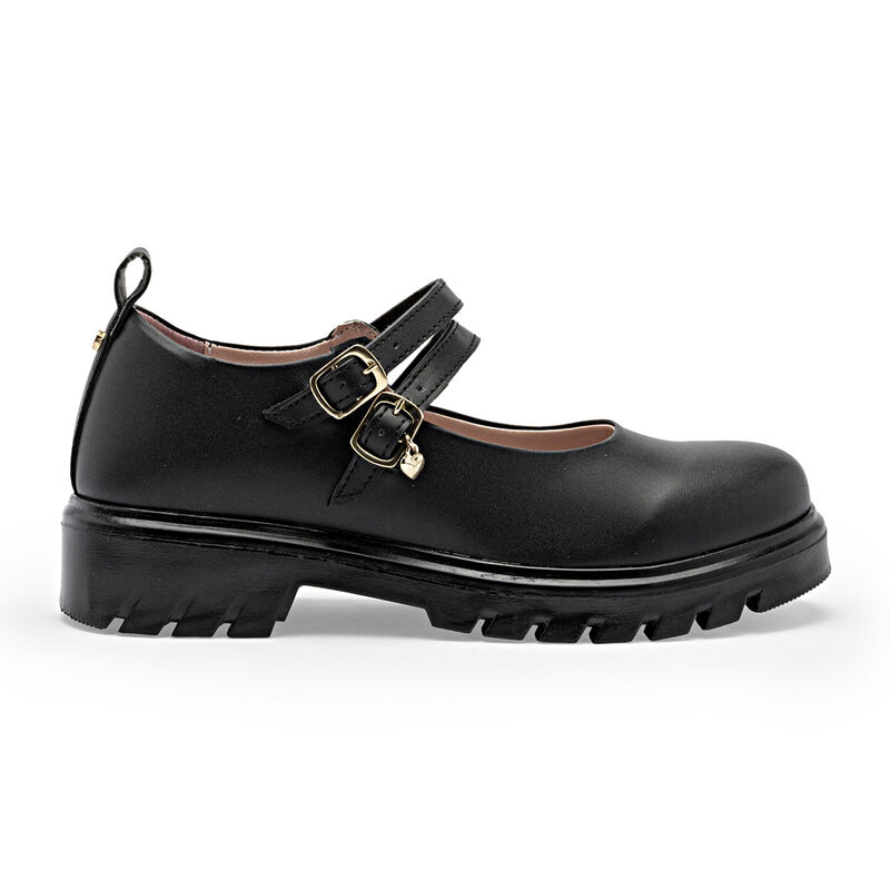 Abc Zapatitos Zapato Escolar Negro Para Mujer 1... image number null