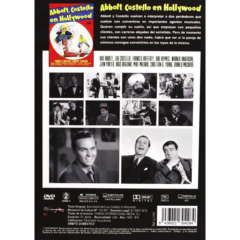 Abbott Y Costello En Hollywood (dvd) image number null