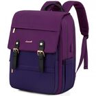 Mochila Lovevook para Laptop de 15.6 pulgadas con 20 Bolsillos - Morado y Rub&iacute;