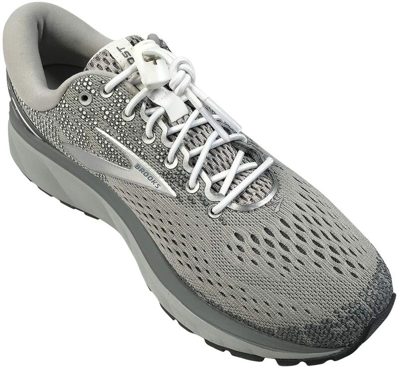 Cord&oacute;n Ibungee Laces 76 cm Blanco El&aacute;stico Sin ... image number null