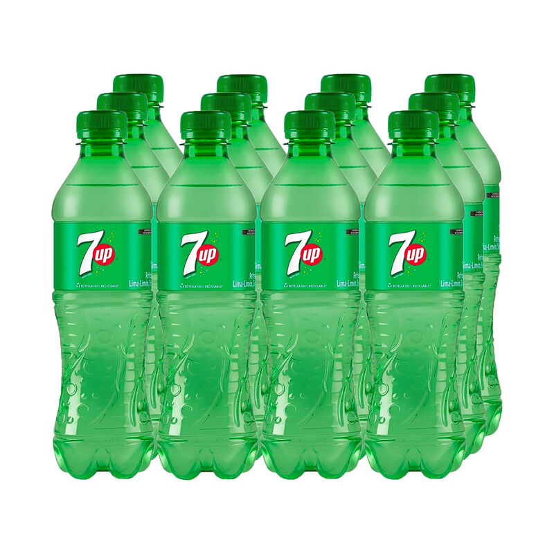 Refresco 7up Lima Limón Botella 600ml 12 Piezas image number null