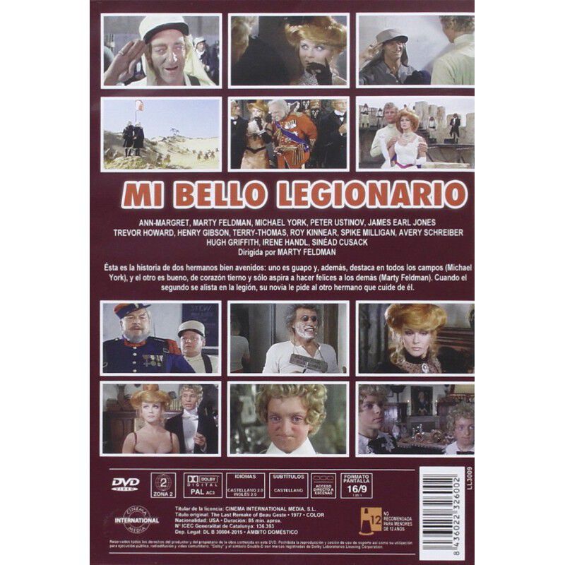 Mi Bello Legionario [dvd] (1977) El &Uacute;ltimo Rema... image number null