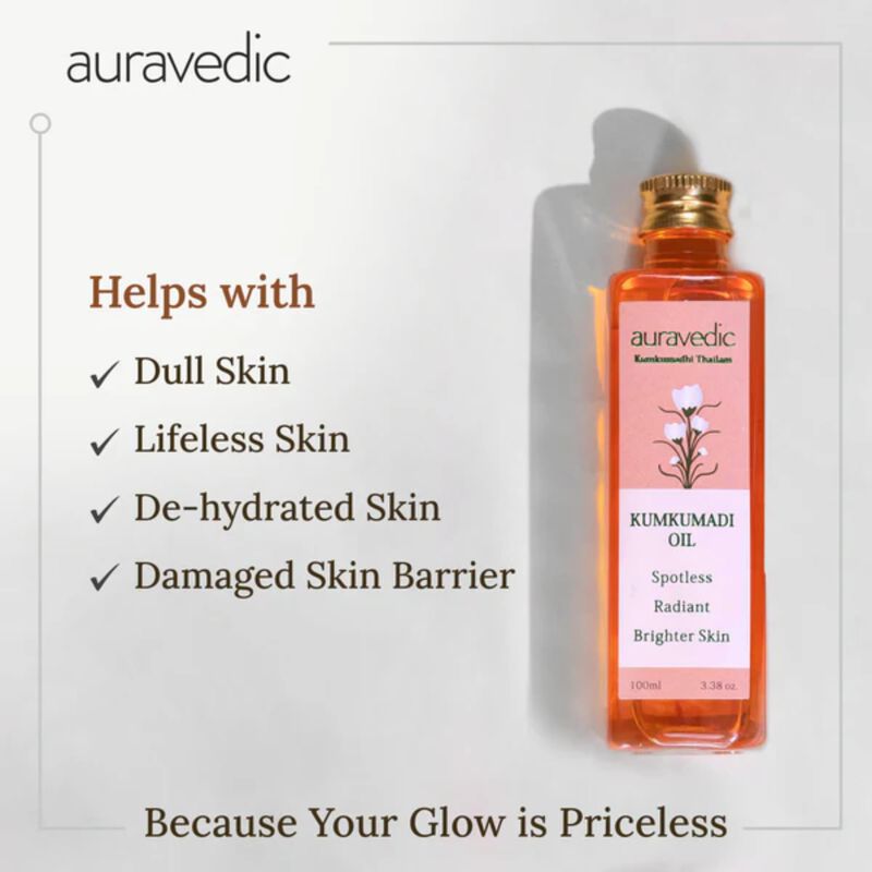 Aceite Ayurv&eacute;dico Auravedic Kumkumadi Pure Saff... image number null