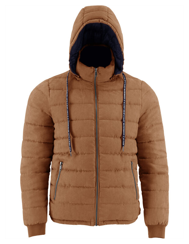 Chamarra Reversible Caballero Capitonada Gorro ... image number null