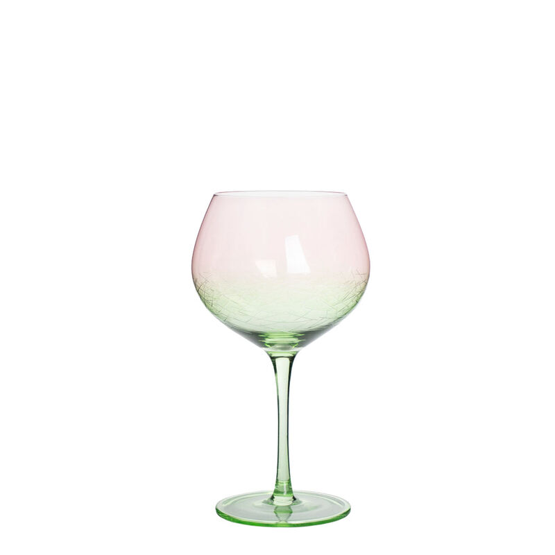 Set 4 Copas Goblet Cristal Verde/rosa Ideen 350... image number null