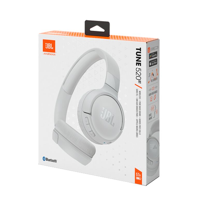 Audífonos Jbl Tune 520 On Ear Bluetooth Blanco image number null