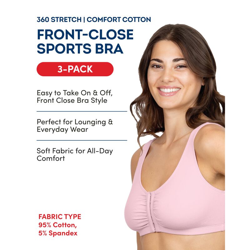 Sujetador Deportivo Fruit Of The Loom - Pack De... image number null