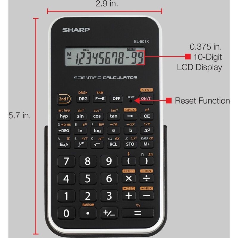 Calculadora Cient&iacute;fica Y De Ingenier&iacute;a Sharp El... image number null