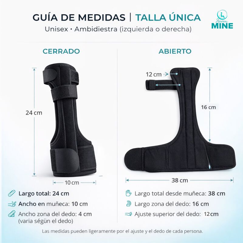 F&eacute;rula Inmovilizador De Dedo Fg-022 Ajustable, ... image number null