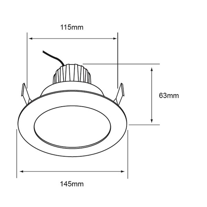 Lampara Inteligente Wifi Empotrable Plafon Tecn... image number null