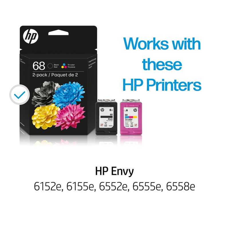 Cartuchos De Tinta Hp 68 Negro/tricolor (paquet... image number null