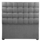 Cabecera Queen Size Trinity Slip Gris Oscuro