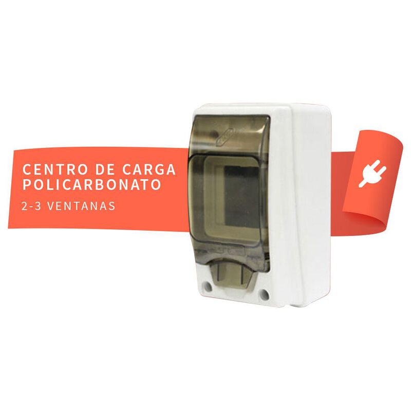 Centro de carga policarbonato 2-3 ventas image number null