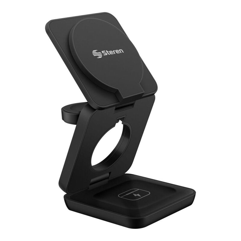 Cargador inalámbrico MagSafe* Qi 3 en 1 de hast... image number null