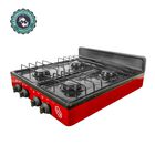 Parrilla De Gas Reacondicionada 4 Quemadores Color Rojo Modelo Pglp 4qr Iusa