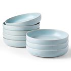 Juego de 8 Tazones de Pasta Famiware Milkyway 33 oz Azul Claro