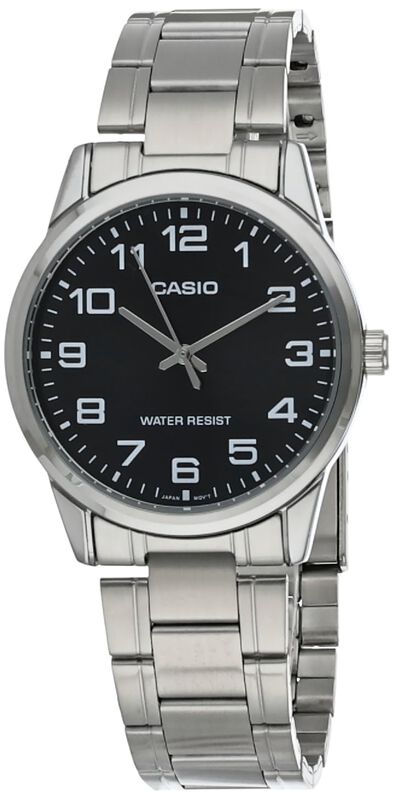 Reloj Casio Mtp-v001d-1b Est&aacute;ndar De Acero Inox... image number null