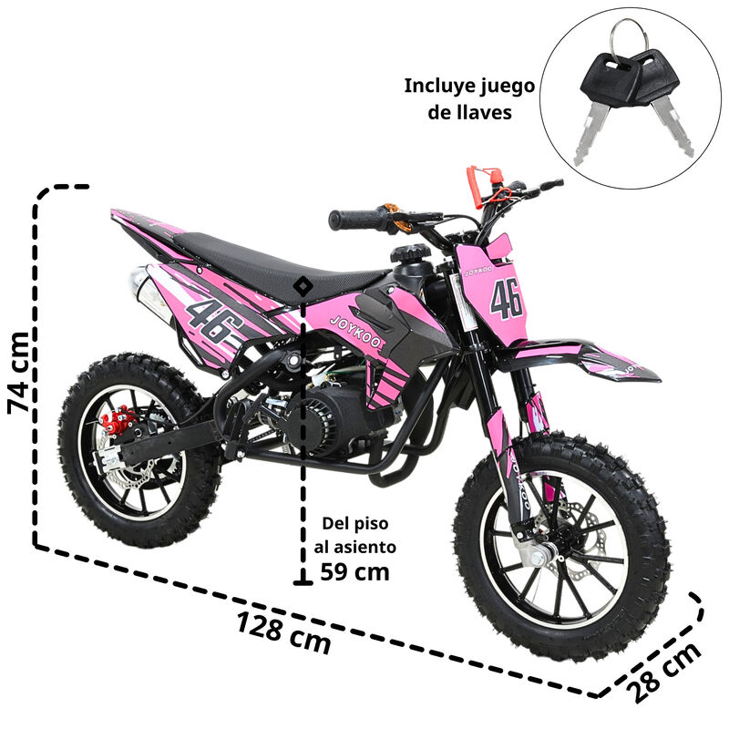 Mini Moto Cross A Gasolina 49cc 2 Tiempos Para ... image number null