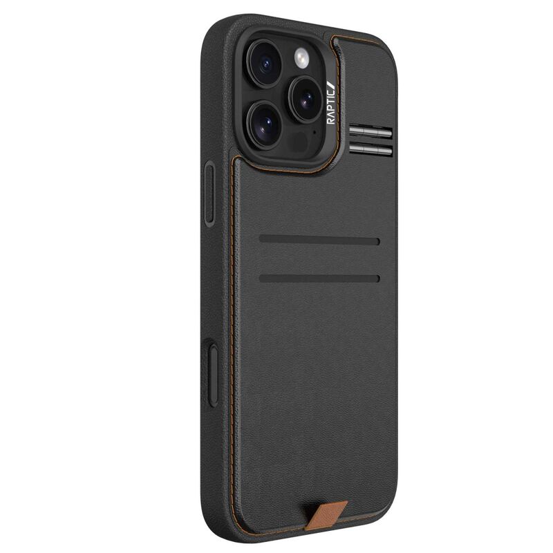 Funda Raptic Cartera Para Iphone 16 Pro Negra W... image number null