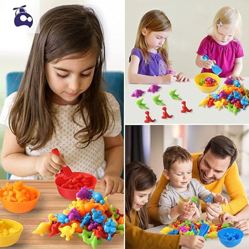 Juguete de Clasificaci&oacute;n de Dinosaurios 56 pzs ... image number null