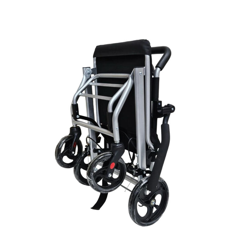 Silla de Ruedas de Traslado Viajera con Frenos ... image number null