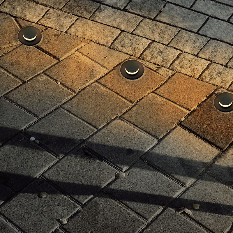 Lampara Esferis - Empotrado En Muro, Color Negr... image number null