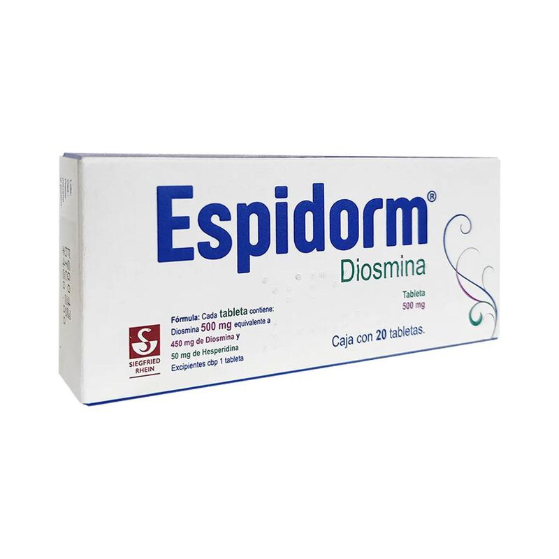 Espidorm 500 Mg 20 Tableta(s) image number null