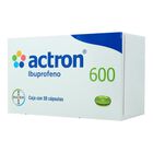 Actron 600 600mg 30 c&aacute;psulas 600mg caja con 30 c&aacute;psulas